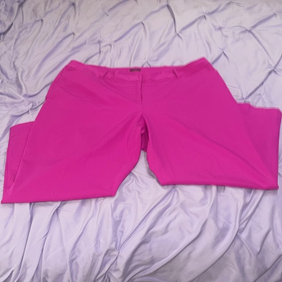 Vibrant Purple/Fucshia Slim Fit Ankle Length Pants - Picture 7 of 7